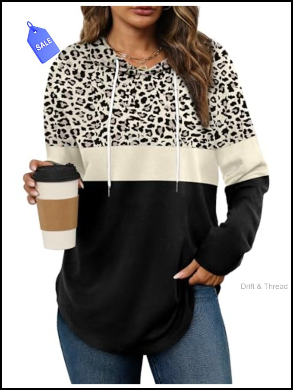 Women's Long Sleeve Crewneck Sweatshirt Pullover Casual Loose Fit Tunic Top